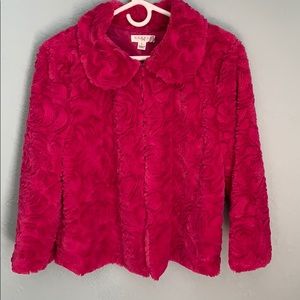 JPR Outfit faux fur Pink Jacket